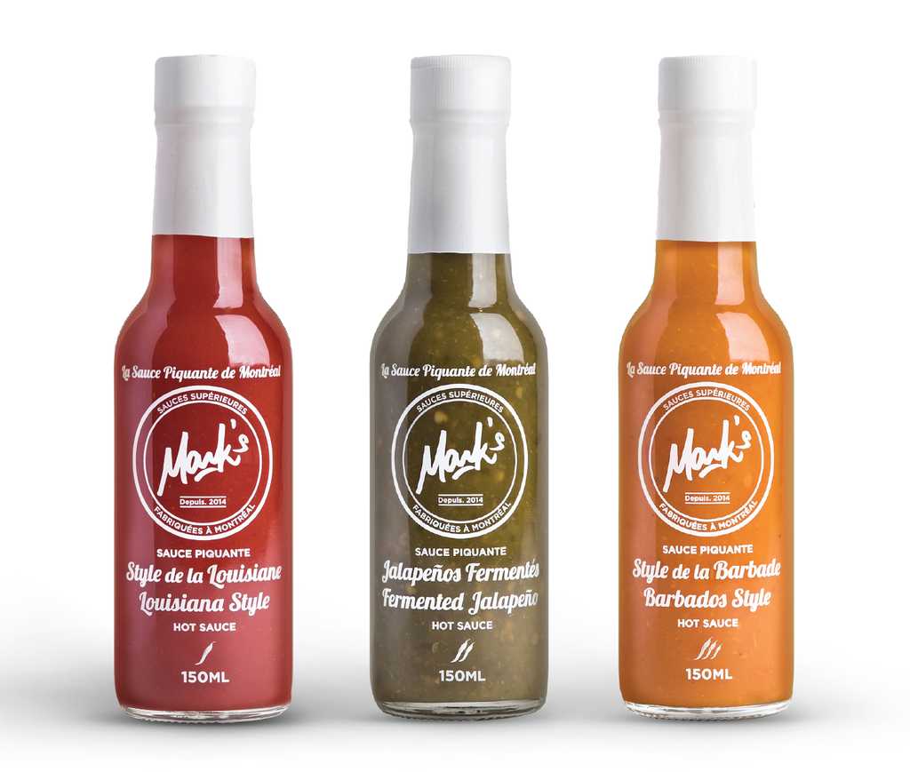 Hot Sauce 4-Pack ⚡ Pack de 4 Sauces Piquantes